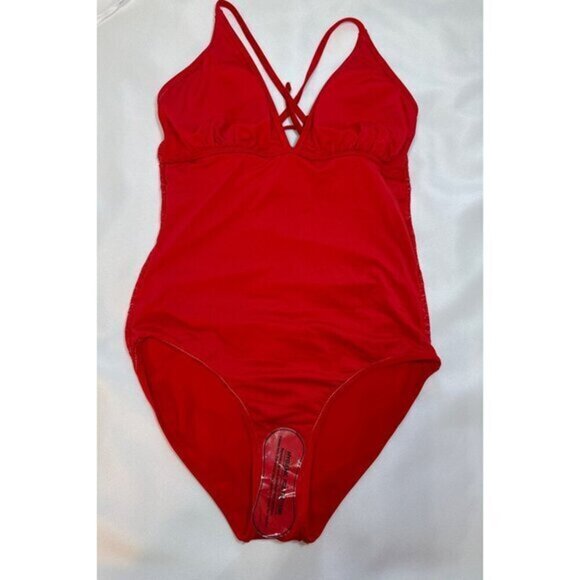 3 for $15 Tempt Me Women Tummy Control Swimsuits V Neck, NWT, Size Small - Picture 4 of 8